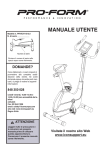 MANUALE UTENTE - Icon Heath & Fitness