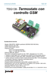 TDG139 -Termostato con controllo GSM