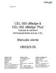 CEL-350 dBadge & CEL-352 dBadge `Plus` Manuale utente HB3323