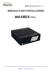 MANUALE D`USO E INSTALLAZIONE