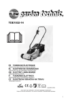 tde1032-14 fr tondeuse électrique