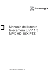 Manuale dell`utente telecamera UVP 1.3 MPX HD 18X PTZ