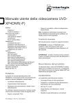 Manuale utente della videocamera UVD-XP4DNR(-P)