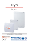 Bentel Security KYO UNIT Manuale Installatore