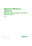 Modicon M340 per Ethernet - Moduli di comunicazione e