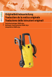 Originalbetriebsanleitung Traduction de la notice - Migros