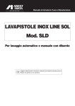 LAVAPISTOLE INOX LINE SOL Mod. SLD