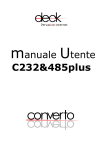 manuale Utente C232&485plus
