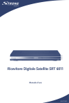 Ricevitore Digitale Satellite SRT 6011