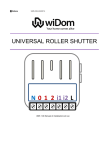 Manuale Universal Roller Shutter