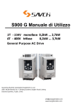 S900 G Manuale di Utilizzo