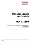 Manuale utente RKA 34 /100