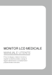 MONITOR LCD MEDICALE MANUALE UTENTE