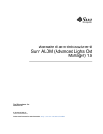 Manuale di amministrazione di Sun ALOM (Advanced Lights Out