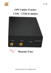 GPS Vehicle Tracker CT04 – CT04 Evolution Manuale d`uso