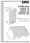 Manuale Utente User Manual FUSION series