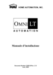 OmniLT Manuale d`installazione