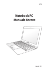 Notebook PC Manuale Utente - Migros