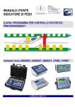 MANUALE UTENTE INDICATORE DI PESO