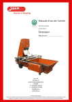 Manuale d`uso per l`utente Easytopper