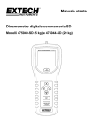 Manuale utente Dinamometro digitale con memoria SD