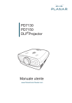 Planar PD7130, PD7150 Product Manual