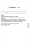 Manuale per l`uso