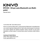 BTC455 - Kit per auto Bluetooth con Multi- point