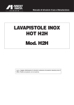 LAVAPISTOLE INOX HOT H2H Mod. H2H
