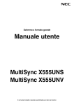 Manuale utente - NEC Display Solutions Europe