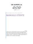 MANUALE UTENTE