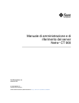 Manuale di amministrazione e di riferimento del server Netra CT 900