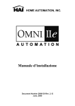 Omni IIe Manuale d`installazione
