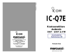 Icom IC-Q7E user italiano