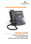 Servizio Fonia Cloud PBX Manuale utente