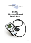 DA-ST512 (Strumento di Servizio) Manuale Utente