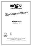 Manuale utente (quick start) - Labet Motori Elettrici Inverter