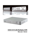 16/8/4 CH H.264 Multiplex DVR