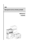 MANUALE UTENTE Stampante termica diretta portatile M23