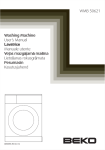 WMB 50621 Washing Machine User`s Manual Lavatrice