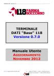TERMINALE DATI “Base” 118 Versione 0.7.0 Manuale Utente