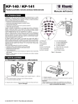 D-303180 KP-140/141 PG2 Manuale dell`utente