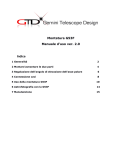 Montatura G53F Manuale d`uso ver. 2.0 Indice