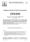 OPAWIN - Tema Telecomunicazioni
