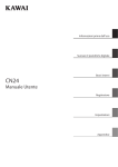Manuale Utente - Kawai Musical Instruments Manufacturing Co., Ltd.