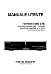 MANUALE UTENTE Fairmate serie EXE