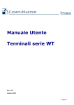 Manuale Utente Terminali serie WT