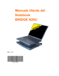 Manuale Utente del Notebook BRIDGE N20U