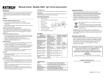 Manuale Utente - Modello AN25 - Igro Termo