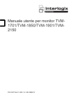 Manuale utente per monitor TVM-1701/TVM-1850/TVM